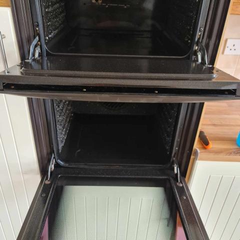 double oven cleaned after